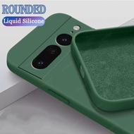 Casing for Google Pixel 7 8 Pro Pixel7 Pixel8 Pixel7Pro Pixel8Pro Liquid Silicone TPU Case Capa Shoc
