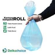 "Fell" Kantong Plastik Sampah Roll Biru Jumbo Trash Bag Delkochoice