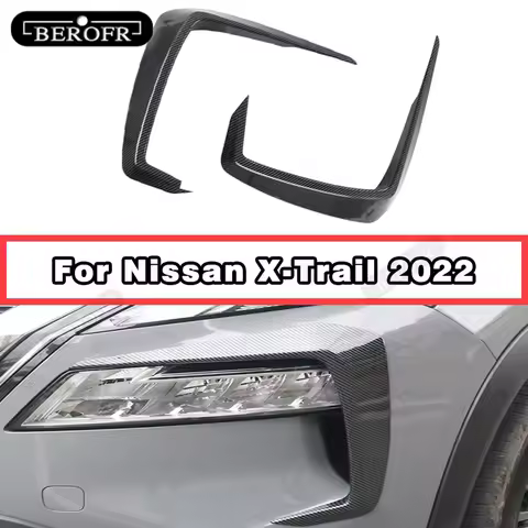 Front Bumper Spoiler Lamp Wind Knife Cover Trim Canard Body Kit For Nissan X-Trail Front bumper Wind