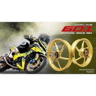 Asha Do 601 Rs150 Sport Rim (front 160x17 Rear 185x17) 6stem
