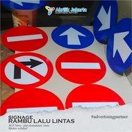 ACP Plate Signage Round sign 60 cm | Traffic Signs RoadLintas