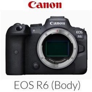 含發票*公司貨 CANON EOS R6 Body單機身全片幅無反光鏡單眼相機