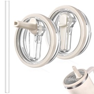 Replacement Cup Lid with Straw Compatible with Stanley ProTour Quencher 40oz and Quencher H2.0 40oz,