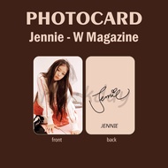 PC-0709, Unofficial Photocard Jennie Blackpink W 2 sisi