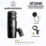 Audio Technica AT2040 Hypercardioid Dynamic Podcast Microphone with Pop Filter (Audio-Technica / AT-