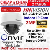 IP Cam HikVision 2MP Indoor Vandal Glass DS-2CD1121G0-I - IP Cam PoE Hik Vision