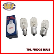 15W THL/ TUNGSRAM FRIDGE BULB E12 / E14 / E17 REEZER BULB / PETI SEJUK MENTOL / TUBULAR LAMP (SALT BULB)