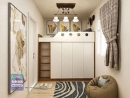 👀👀兒童房-高架床-碌架床-上格床下儲物 衣櫃 設計訂造 樓梯櫃  訂做家俬傢俱香港 環保傢俬  實木衣櫃推拉門 睡房 現代簡約櫥櫃  百葉趟門訂做