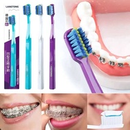 1 Adult Toothbrush Orthodontic Soft For Oral Health Care A7Q0