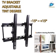 tv hanging wall bracket ( adjustable tilted angle 26''-65'' ) inches television led/led hook wall mount tv dinding baket