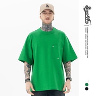 Lanhai Men's Clothing|2025 Spring bv Street Wear Solid Color Triangle Patch Short-Sleeved T-Shirt Me