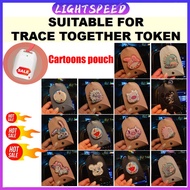 Trace Together Token Cartoon Leather PouchTrace Together Token ProtectorTrace Together Token Cover