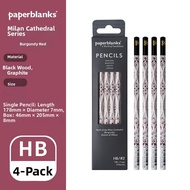 Paperblanks | Non-toxic Drawing and Writing Pencil for Elementary Students HB 4 Pieces
