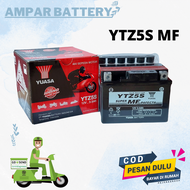 Aki Motor beat vario 110 scoopy Supra X 125 Revo Blade Beat fi YUASA YTZ5S MF