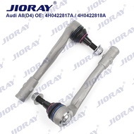 JIORAY Pair Front Axle Outer Steering Tie Rod Ends Ball Joint For Audi A8 D4 4H2 4H8 4HC 4HL 2009-20