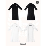 [ORIGINAL 100%] THOBE JUBAH CALLE DE LARACHE QAMIS ZIP BLACK & WHITE ORIGINAL 100% CALLEDELARACHE