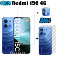Redmi 15C Tempered Glass 3 in 1 Screen Protector for Redmi 14C 13C 12C 10C 9C Redmi  A3 Tempered Gla