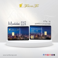 Gold Bar ( 0.5g / 1g ) 999.9 Further Top - MERDEKA 118 (Emas | 小金条 | 足金牌)