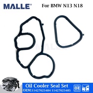Oil Cooler Filter Housing Gasket Seal Set For BMW F20 F21 F30 320i 316i N13 N18 Engine Car Accessori