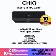 CHIQ Inverter Air Conditioner Black 1HP 2HP Wifi