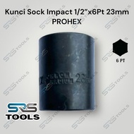MATA PROHEX Impact Socket Bit 1/ 2 Inch 23 mm 1/ 2" 23mm Impact Socket Wrench