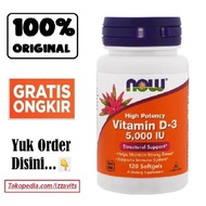 Now Food Foods Vitamin Vit D3 D-3 120 Softgels 5,000 IU 5000IU 5000 IU