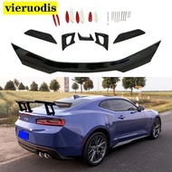 ZL1 1LE Style Bright black ABS Rear Trunk Lid Wing Spoiler Fit for 2016 2017 2018 2019 Chevrolet Cam
