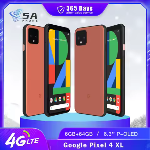 Original Google Pixel 4 XL 4XL 4G SmartPhone FACE ID NFC 6GB RAM 64GB/128GB ROM 6.3" 12.2MP+16MP+8MP