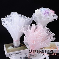 CHIHIRO11Z9D Flower Wrapping Cloth, Handmade Bouquet Florist Gift Wrapping Mesh,  Pearl Lace Romomat