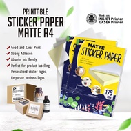 PrinTEE - QUAFF Promo Package Glossy Photo Sticker A4 size (20-50 sheets) Matte & Kraft Sticker 175g