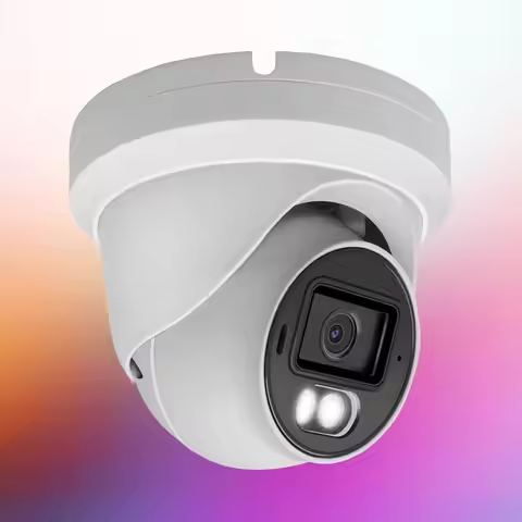 5MP Full Color PoE IP Camera, F1.0 Aperture Security IP Camera with Two Way Talk, SD Card Slot, 100f