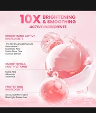 ecer HANASUI GLOW EXPERT 10 X BRIGTENING &SMOOTHING DAY CREAM /CREAM SIANG GLOW HANASUI SKINCARE/DAY