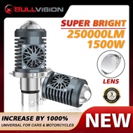 H4 Ba20d LED Headlight Bulb Projector New Canbus Super Bright 6000K Hi/Low Beam Apply For Car&Motorc