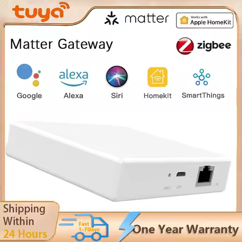 Tuya Zigbee Matter Thread Hub Zigbee Bridge Matter Gateway Hub Siri voice control Smart Home Homekit