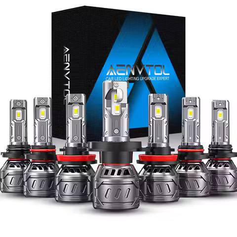 2pcs Car LED Headlight H4 H7 H8 H16EU H1 H3 H10 H13 H27 880 881 HB3 HB4 9004 9005 9006 9007 9012 P13