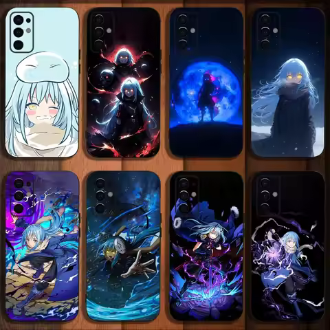 T-Tensei Slime R-Rimuru Anime Phone Case For Samsung S24,S21,S22,S23,S30,Ultra,S20,Plus,Fe,Lite,Note