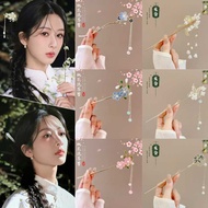 2026 Flower Hairpin New Chinese Style Antique Wooden Hairpin Hanfu Hairpin High-End Hairpin Chinese 