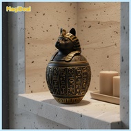 Artisanal Look Pet Ashes Container Egyptian Anubis Dog Urn