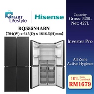 Hisense 520L Inverter Pro 4 Door Refrigerator RQ555N4ABN