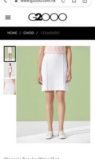 G2000 white skirt