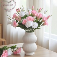 52cm Long 3Heads Artificial Eustoma Roses Flower Fake Flowers Desktop Ornament Flower Arrangement Ho