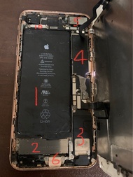 iPhone 8 Plus 64g 相機 震動馬達 響鈴 內部鐵片 電池 零件機拆賣