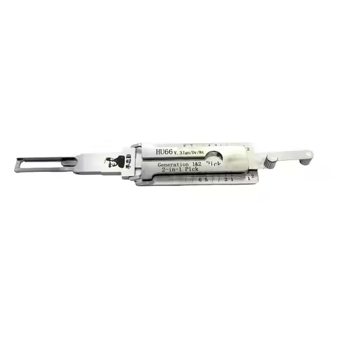 LISHI 2 in 1 HU66 V.3 lock pick Ignition Decoder Door Locksmith Tool Lock Opener for VW Skoda Series