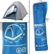 輕量 露營 登山 帳篷 雙人帳 2人 兩人 迪卡儂 睡墊 2.4kg