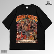 KATUN GNR Art 69 Music Band T-shirt l Men Women Unisex T-shirt Combed Cotton 24s l Hammingway PE