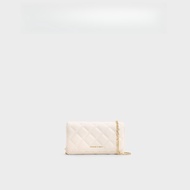 CHARLES and KEITH รุ่น CK6-30681237 กระเป๋าสตางค์โซ่รูปสี่เหลี่ยมพร้อมห้อยกระเป๋า