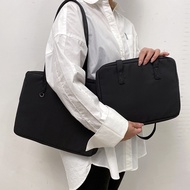 Waterproof Nylon Laptop Bag Business Tablet Shoulder Bag Korean Black Tablet Bag Suitable for 11 12 13.3 14 Inch Laptops