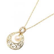 【二手】MIKIMOTO珍珠鑽石項鍊，頸圍40厘米，18K（黃金），女士鑽石珍珠項鍊