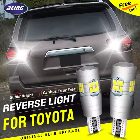 2pcs T15 LED Reverse Light Blub Backup Lamp W16W 921 912 For Toyota 4Runner Tundra Sequoia Matrix La