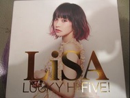 鬼滅 LiSA - LUCKY Hi FiVE!  日初回限定盤 CD+DVD+BD+相集寫真